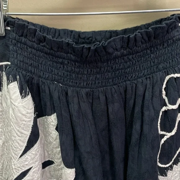 Anthropologie Maeve Embroidered & Beaded Long Skirt XS - Picture 4 of 5